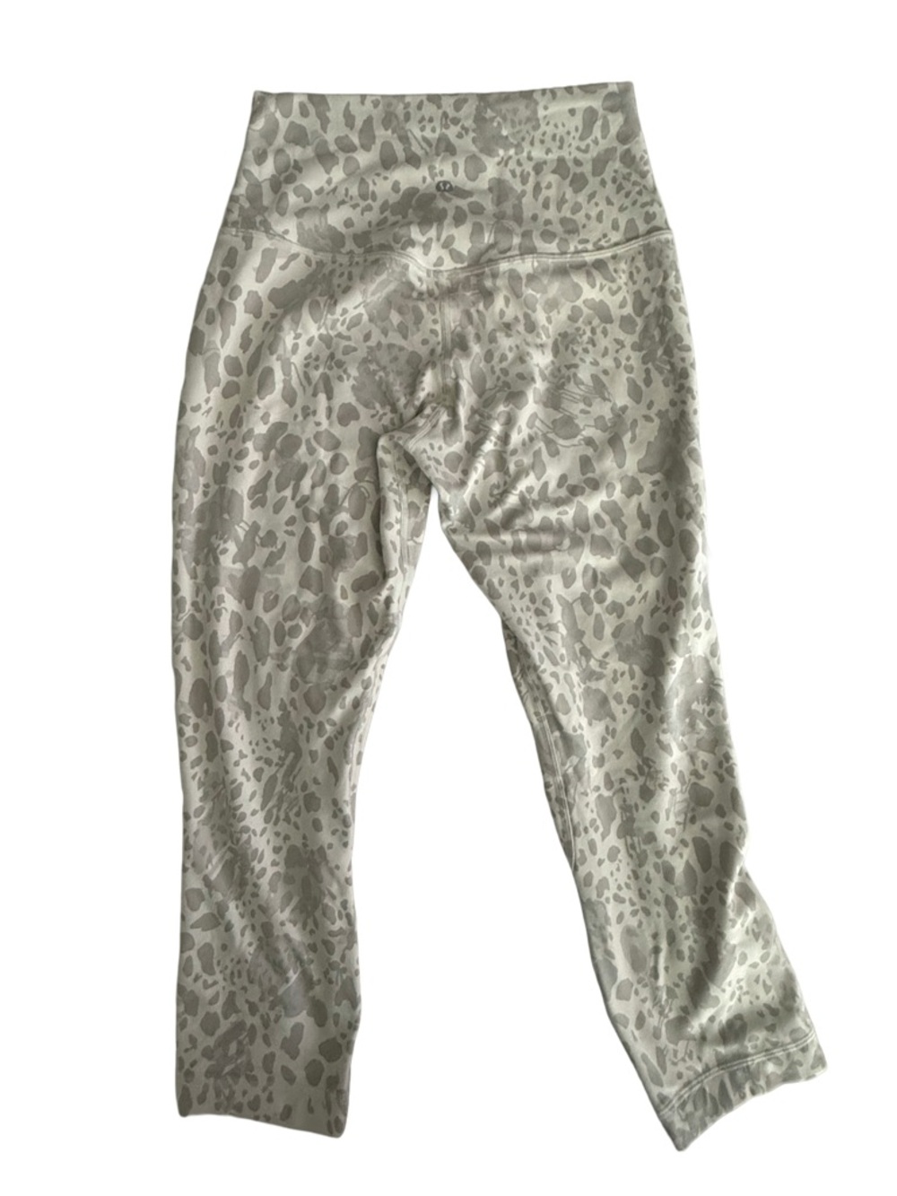 lululemon athletica Align Women’s Gray Animal Print Cropped Leggings